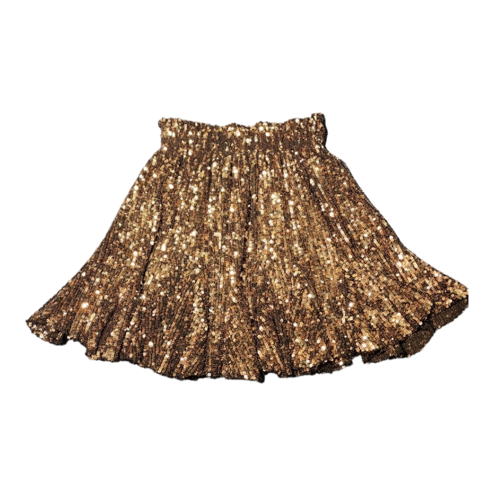 Zara girls sequined skirt